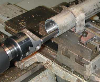 Boring in a lathe