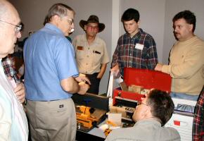 Novice SIG works with lathe