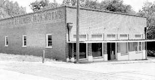 Outside of the Iron Works