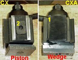 Piston & Wedge Type Toolposts