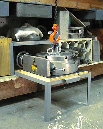 Special shelf for rotary table