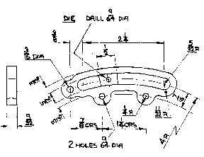 Drawing of reversing gear