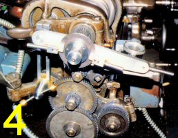 View from change gear sige of lathe